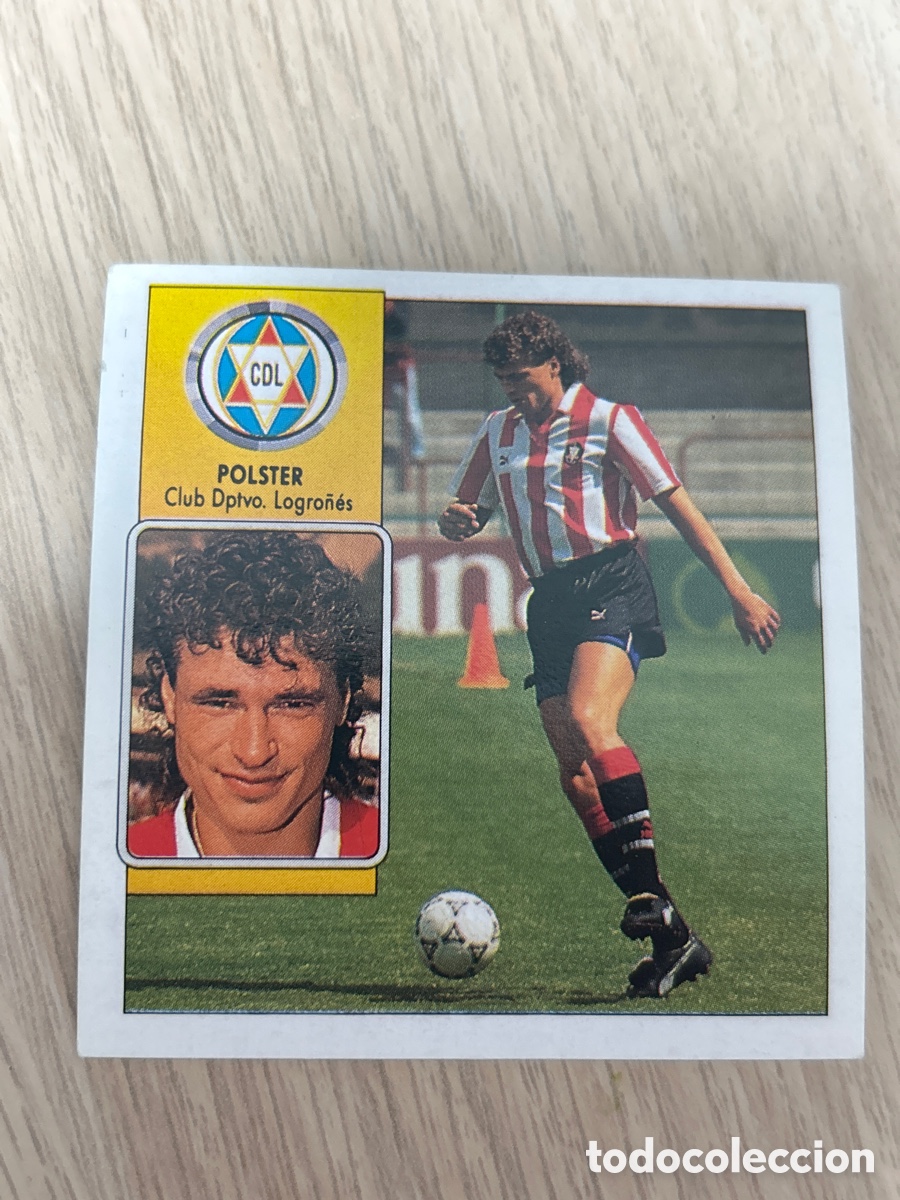 Cromos de F&uacute;tbol: POLSTER LOGRO&Ntilde;ES BAJA LIGA ESTE 1992 1993 92 93 NUNCA PEGADO SIN PEGAR