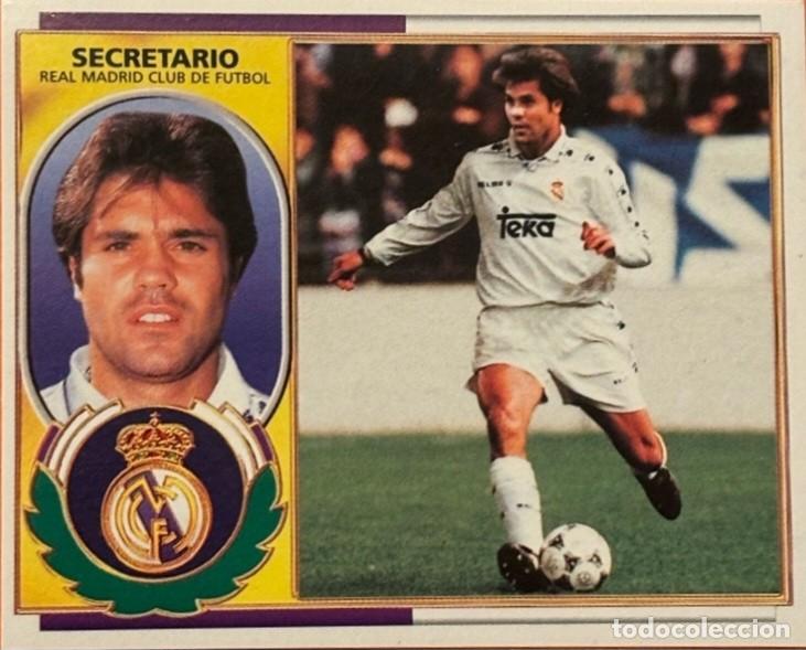 Cromos de F&uacute;tbol: Secretario 96/97 liga este real Madrid