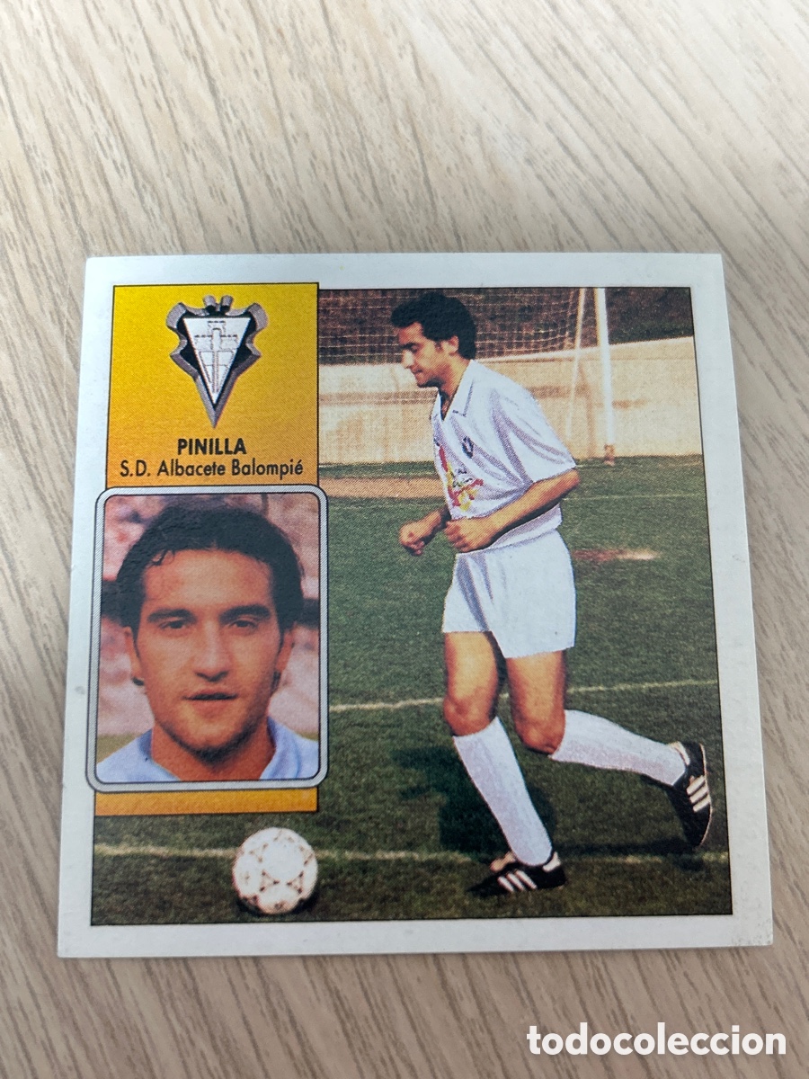 Cromos de F&uacute;tbol: PINILLA ALBACETE FICHAJE 2 LIGA ESTE 1992 1993 92 93 NUNCA PEGADO SIN PEGAR