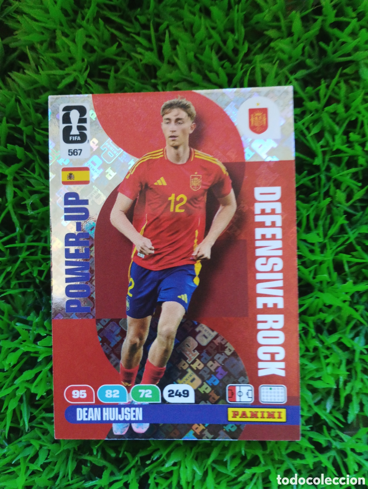 Cromos de F&uacute;tbol: Huijsen Espa&ntilde;a DEFENSIVE ROCK Adrenalyn XL Mundial 2026 # 567
