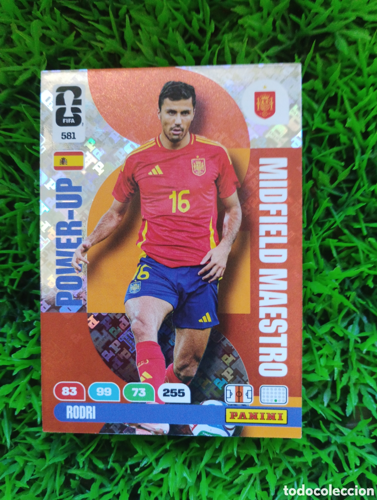Cromos de F&uacute;tbol: Rodri Espa&ntilde;a DEFENSIVE ROCK Adrenalyn XL Mundial 2026 # 581