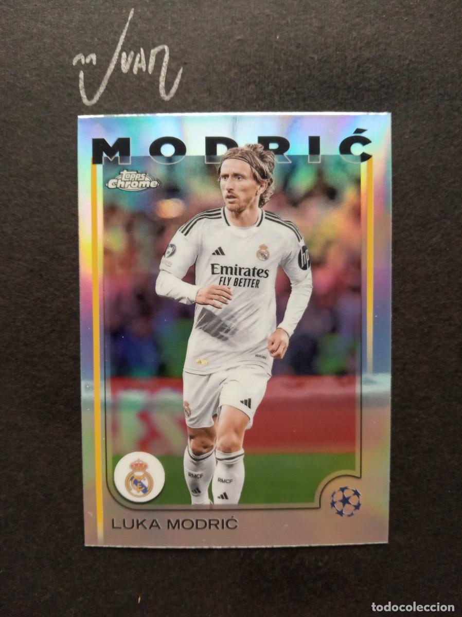 Cromos de F&uacute;tbol: N&ordm; 149 REFRACTOR MODRIC REAL MADRID CROACIA ⚽ TOPPS &reg; CHROME CLUB COMPETITIONS 2024 2025 24 25 NUEVO