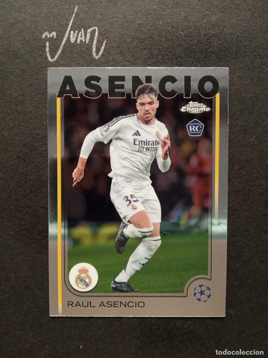 Cromos de F&uacute;tbol: N&ordm; 186 ROOKIE ASENCIO REAL MADRID ⚽ TOPPS &reg; CHROME UEFA CLUB COMPETITIONS 2024 2025 24 25 NUEVO