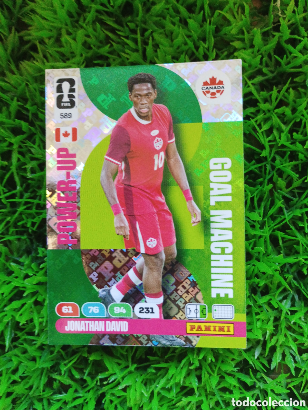 Cromos de F&uacute;tbol: Jonathan David Canada GOAL MACHINE Adrenalyn XL Mundial 2026 # 589