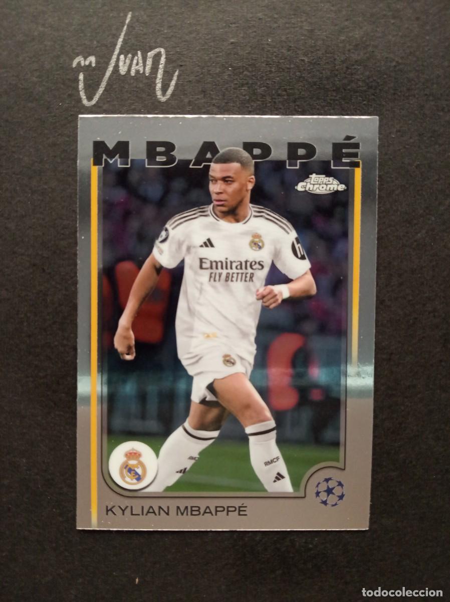 Cromos de F&uacute;tbol: N&ordm; 1 MBAPPE REAL MADRID FRANCIA ⚽ TOPPS &reg; CHROME UEFA CLUB COMPETITIONS 2024 2025 24 25 NUEVO