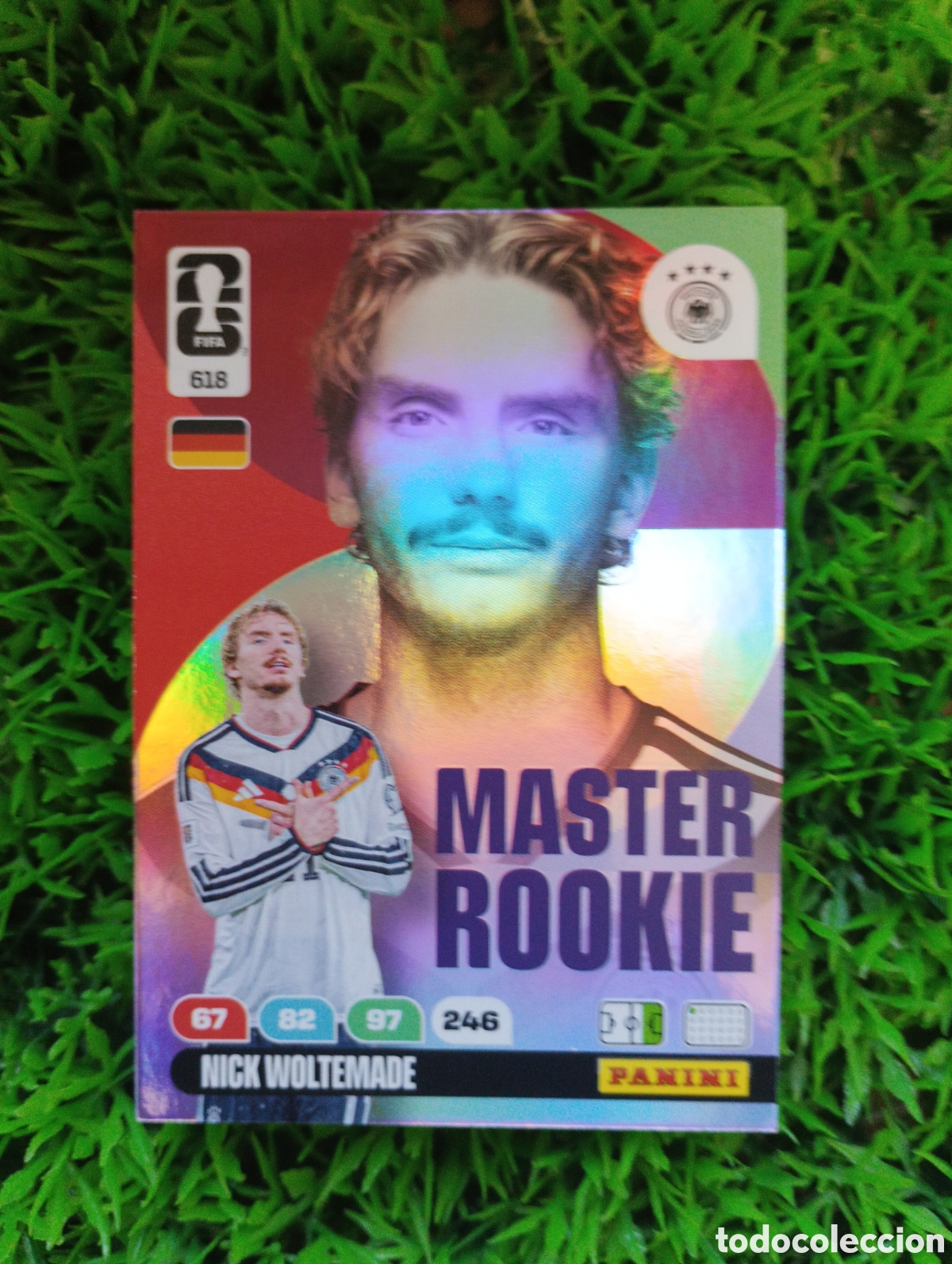 Cromos de F&uacute;tbol: Woltemade Alemania MASTER ROOKIE Adrenalyn XL Mundial 2026 # 618