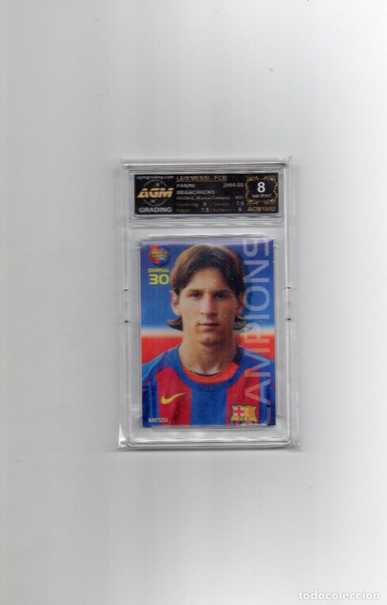 Cromos de F&uacute;tbol: CROMO GRADEADO/GRADUADO CERTIFICADO DE MESSI CAMPI&Oacute; ROOKIE