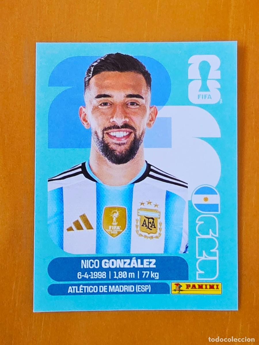 Cromos de F&uacute;tbol: ARG 16 Nico Gonz&aacute;lez, Argentina, Panini FIFA World Cup Mundial 2026 Sticker