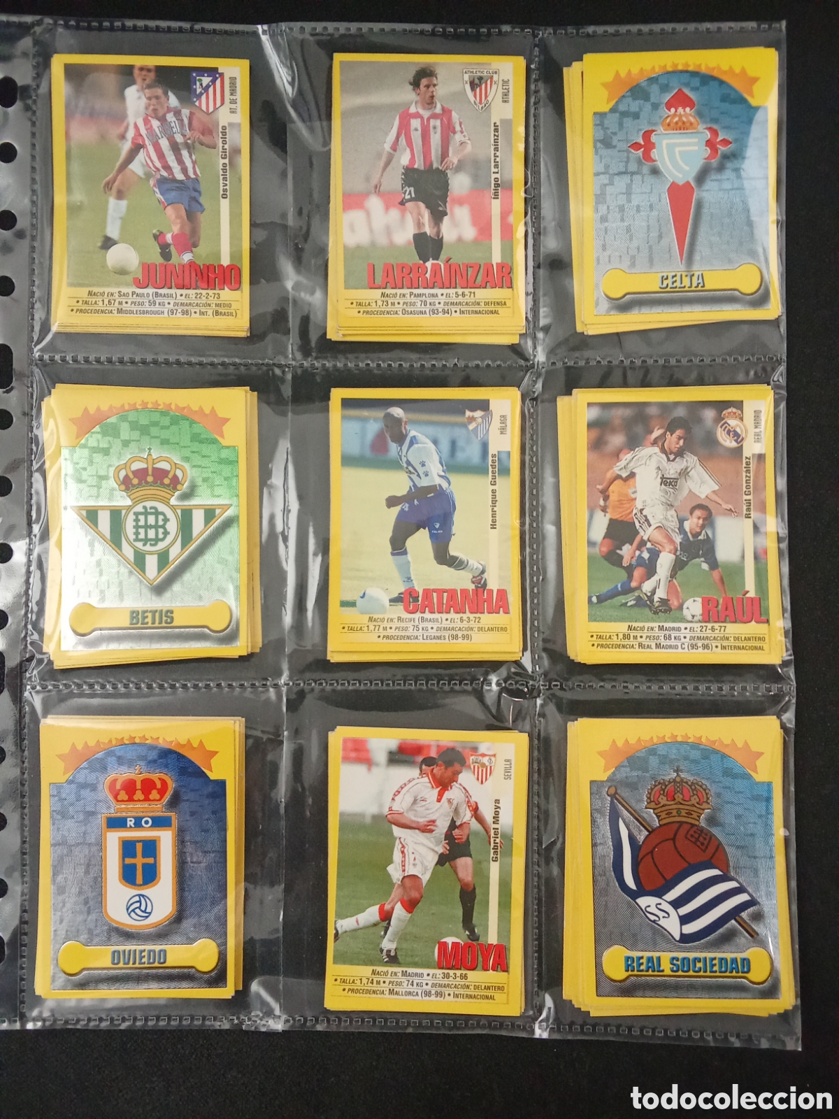Figurine di Calcio: LOTE 123 CROMOS DIFERENTES LIGA PANINI 99-00 1999 2000