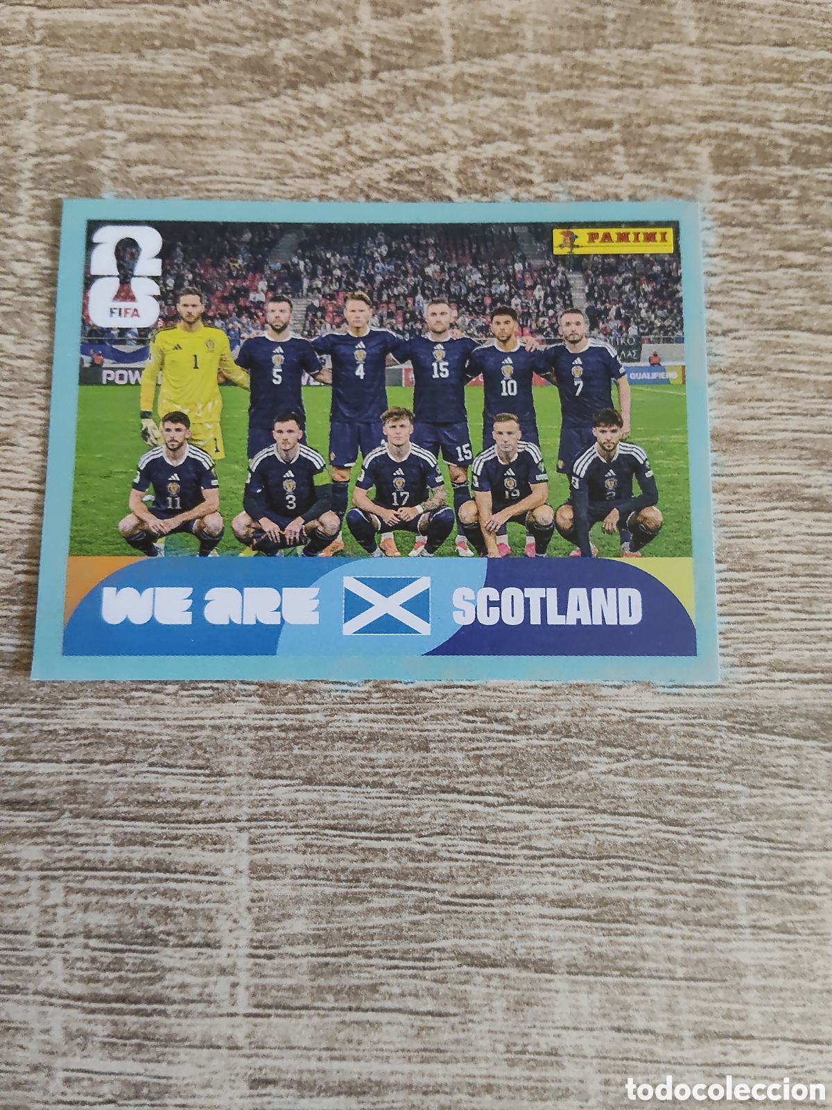 Figurine di Calcio: Panini mundial 2026 SCO 13 alineaci&oacute;n Escocia