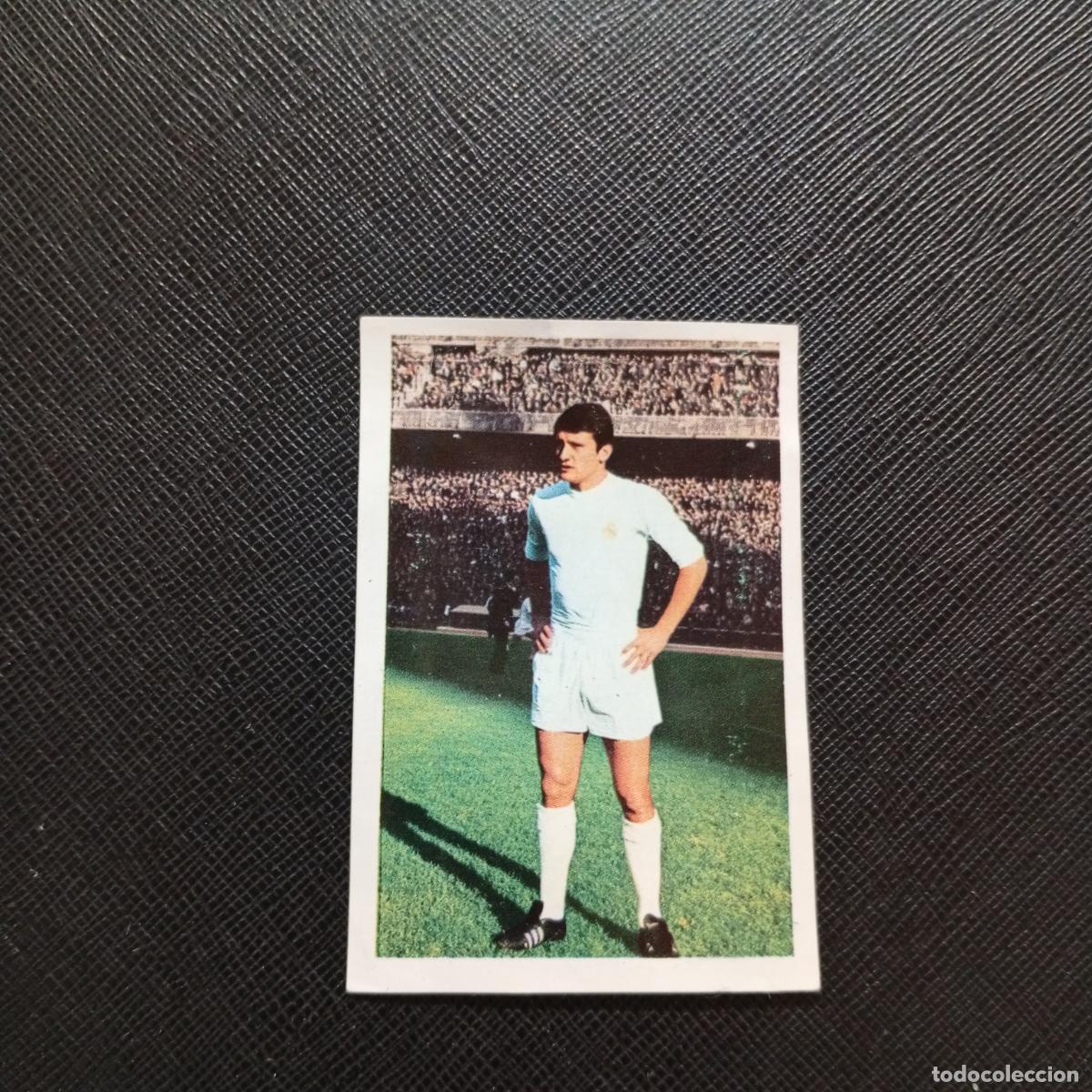 Cartes &agrave; collectionner de Football: ZUNZUNEGUI REAL MADRID FHER 1968 1969 CROMO FUTBOL 68 69 LIGA - DESPEGADO - A128 PG28