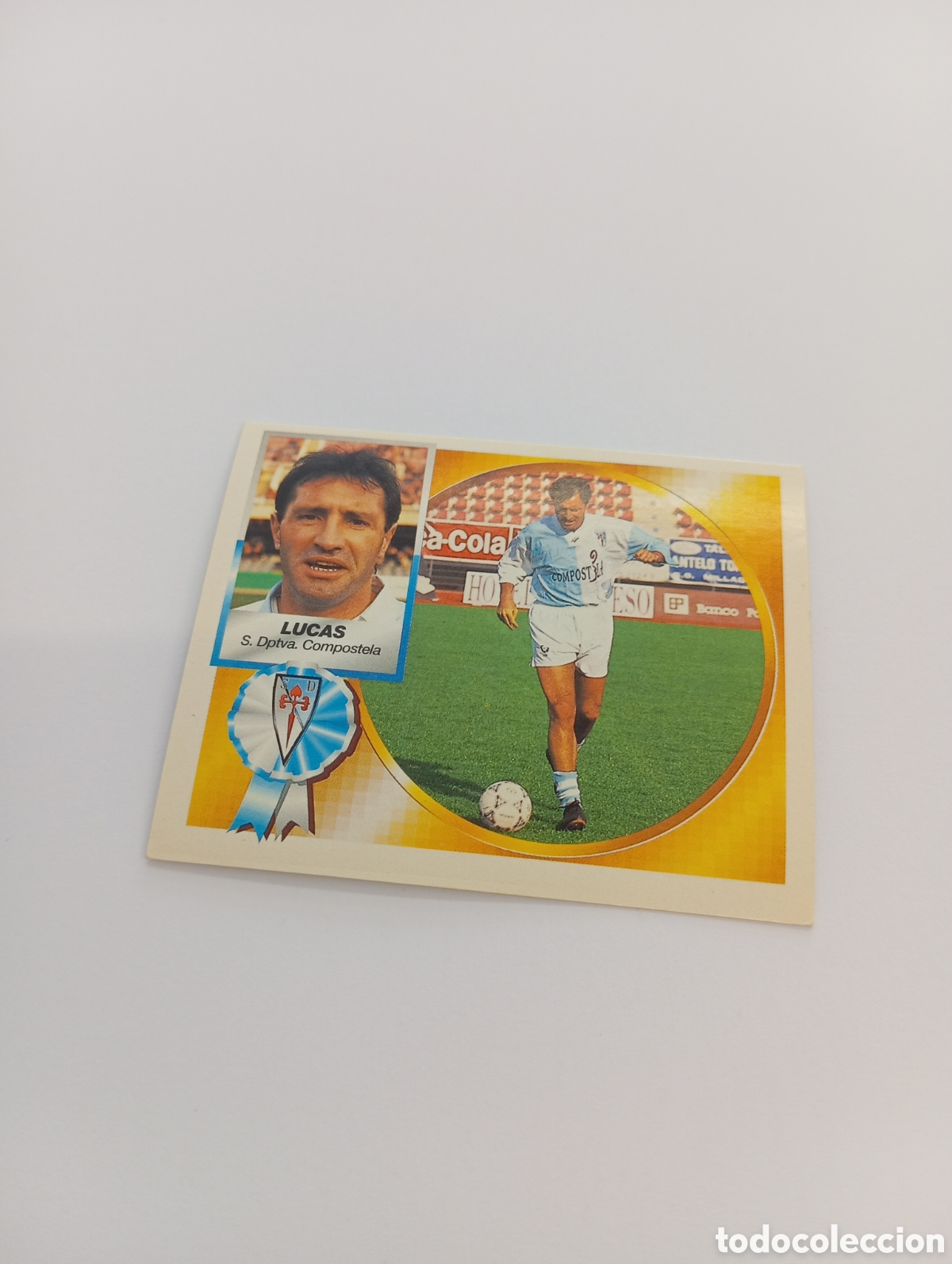 Cartes &agrave; collectionner de Football: LUCAS Compostela Liga Este 1994 1995 NUEVO SIN PEGAR PANINI 94 95