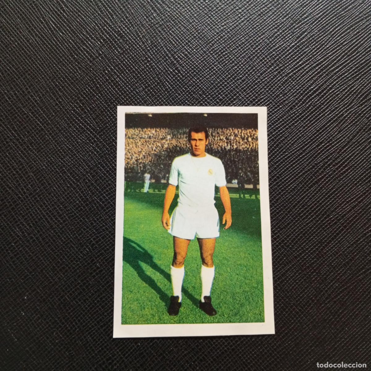 Cartes &agrave; collectionner de Football: AMANCIO REAL MADRID FHER 1968 1969 CROMO FUTBOL 68 69 LIGA - DESPEGADO - A128 PG37