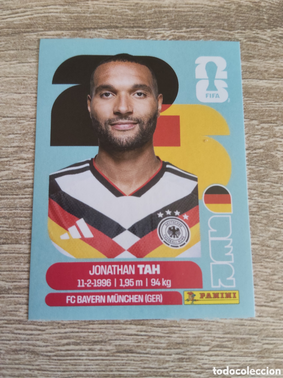 Cromos de F&uacute;tbol: Panini mundial 2026 GER 3 Jonathan Tah Alemania