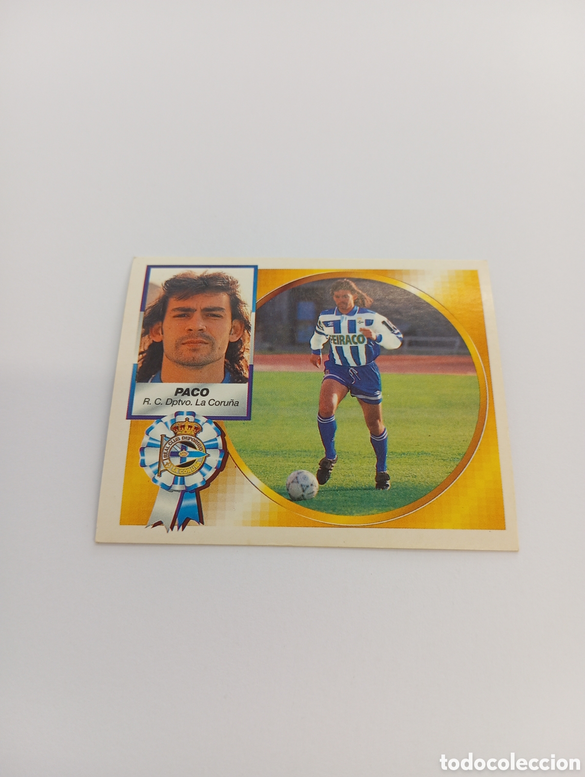 Cromos de F&uacute;tbol: PACO Deportivo Liga Este 1994 1995 NUEVO SIN PEGAR PANINI 94 95