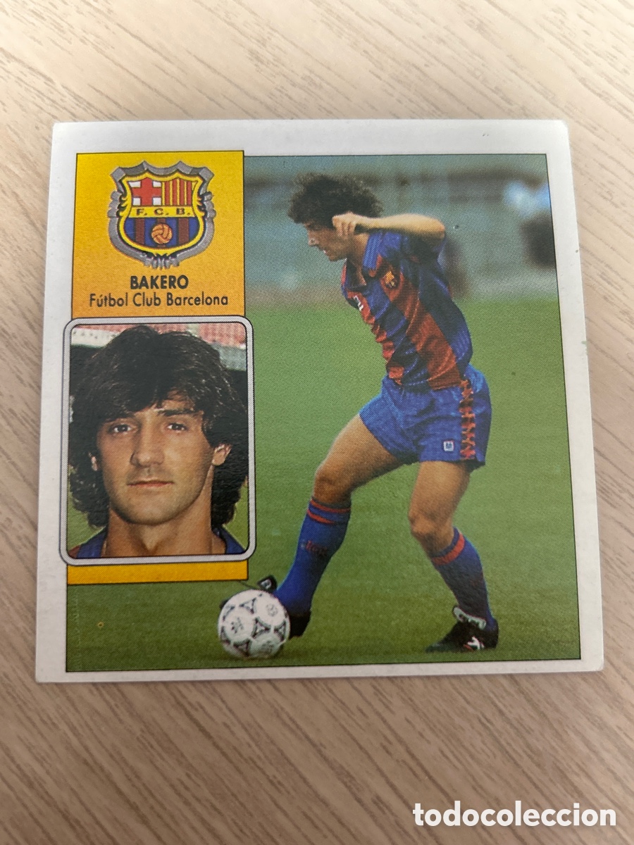 Cromos de F&uacute;tbol: BAKERO BARCELONA LIGA ESTE 1992/93 92 93 NUNCA PEGADO SIN PEGAR
