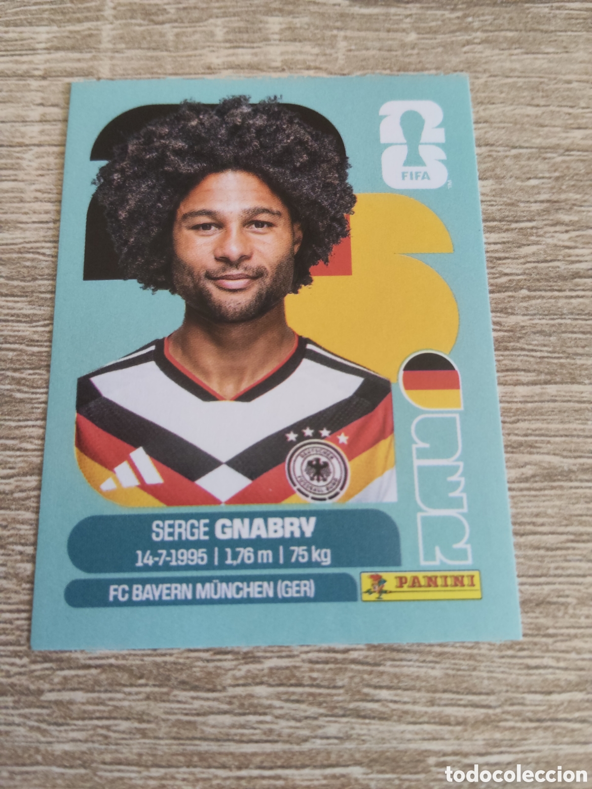 Cromos de F&uacute;tbol: Panini mundial 2026 GER 16 Serge Gnabry Alemania