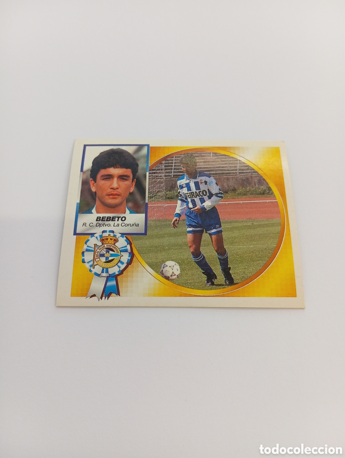 Cromos de F&uacute;tbol: BEBETO Deportivo Liga Este 1994 1995 NUEVO SIN PEGAR PANINI 94 95