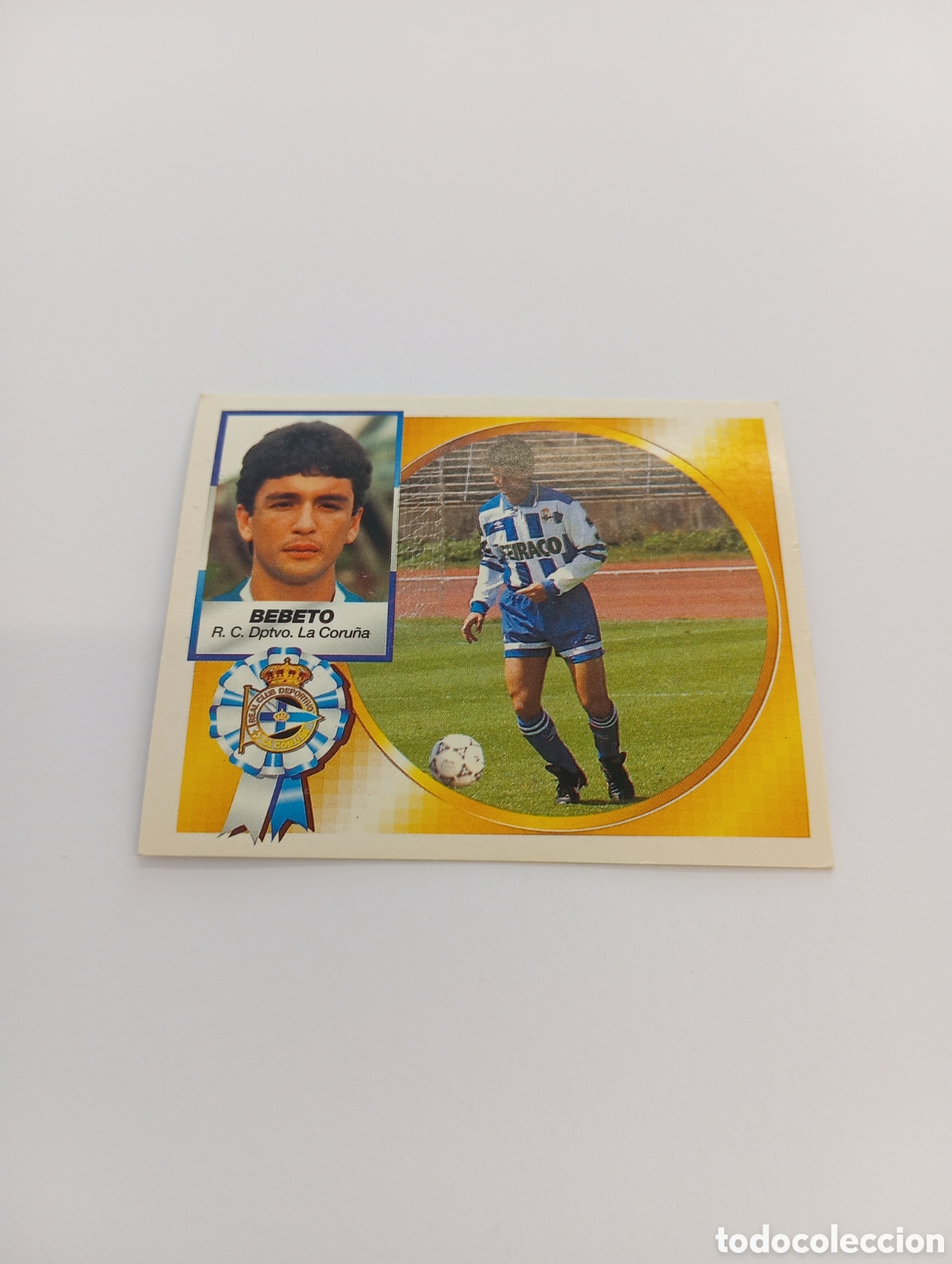 Cromos de F&uacute;tbol: BEBETO Deportivo Liga Este 1994 1995 NUEVO SIN PEGAR PANINI 94 95