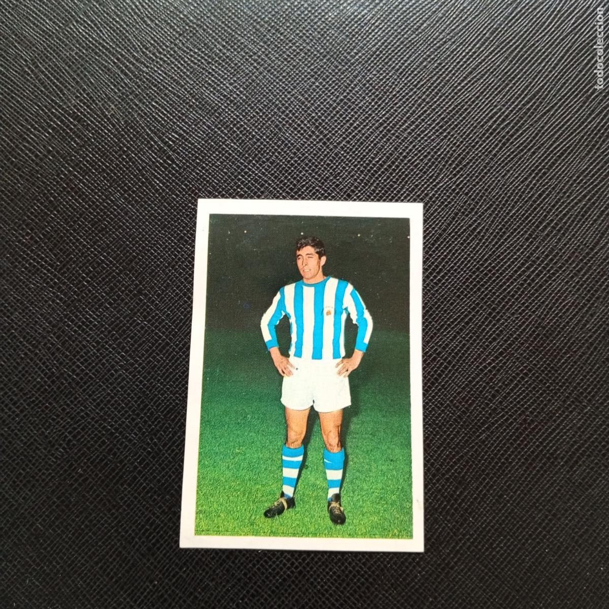 Cartes &agrave; collectionner de Football: MENDILUCE REAL SOCIEDAD FHER 1968 1969 CROMO FUTBOL 68 69 LIGA - DESPEGADO - A128 PG82