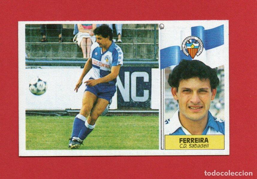 Cartes &agrave; collectionner de Football: ESTE 86 87 FERREIRA COLOCA DEL CD SABADELL NUEVO SIN PEGAR ESTE 1986 1987