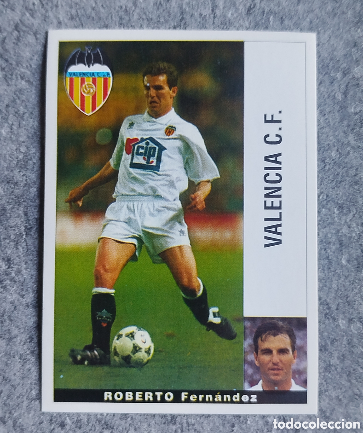 Cartes &agrave; collectionner de Football: BAJA CROMO ROBERTO VALENCIA PANINI LIGA 1995 95 96 NUNCA PEGADO SIN PEGAR