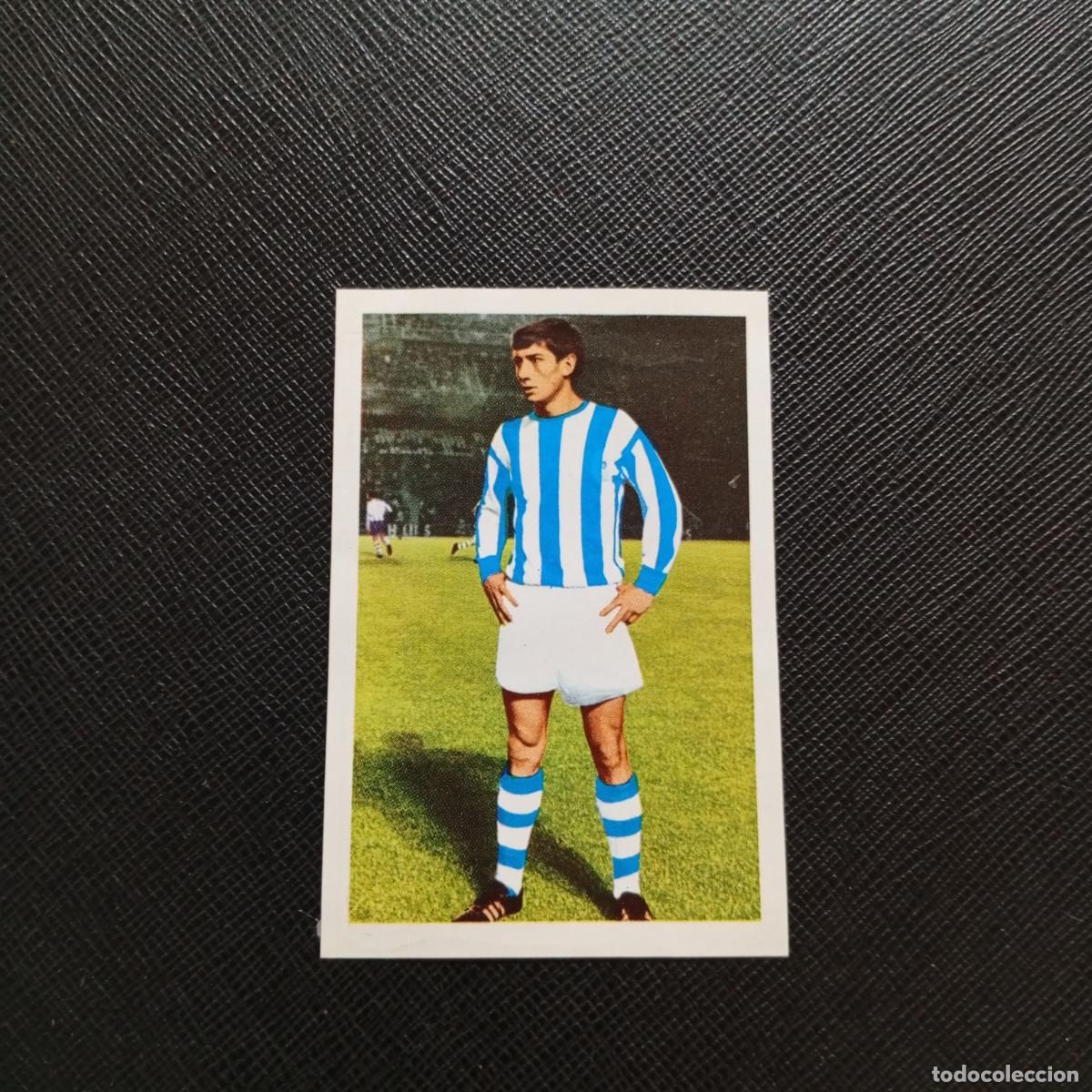 Cartes &agrave; collectionner de Football: LEMA REAL SOCIEDAD FHER 1968 1969 CROMO FUTBOL 68 69 LIGA - DESPEGADO - A128 PG136