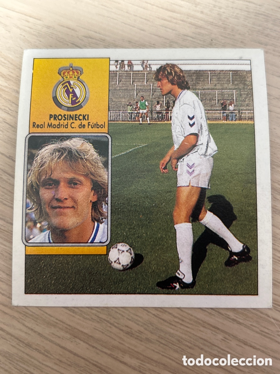 Cromos de F&uacute;tbol: PROSINECKI REAL MADRID LIGA ESTE 1992 1993 92 93 SIN PEGAR NUNCA PEGADO