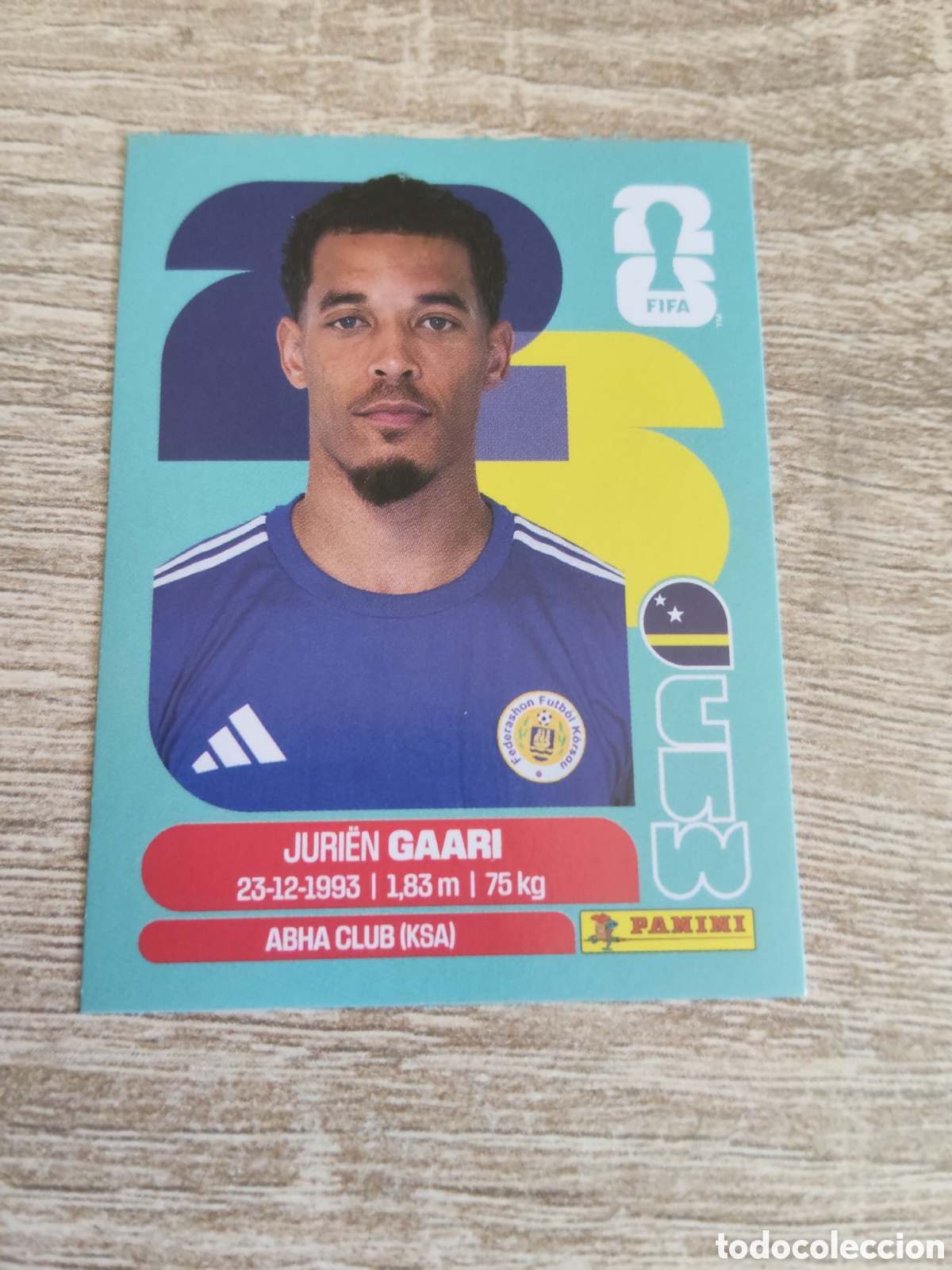 Cartes &agrave; collectionner de Football: Panini mundial 2026 CUW 5 Jurien Gaari Curazao