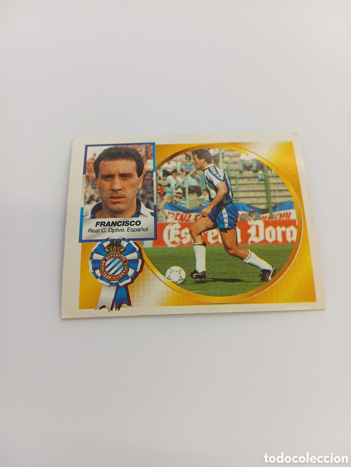 Fu&szlig;ball-Sticker: FRANCISCO Espanyol Espa&ntilde;ol Liga Este 1994 1995 NUEVO SIN PEGAR PANINI 94 95