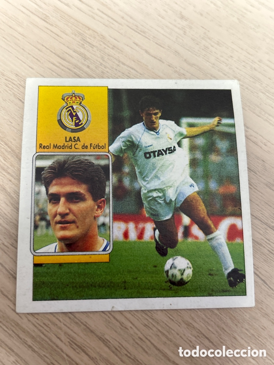 Fu&szlig;ball-Sticker: LASA REAL MADRID LIGA ESTE 1992 1993 92 93 SIN PEGAR NUNCA PEGADO