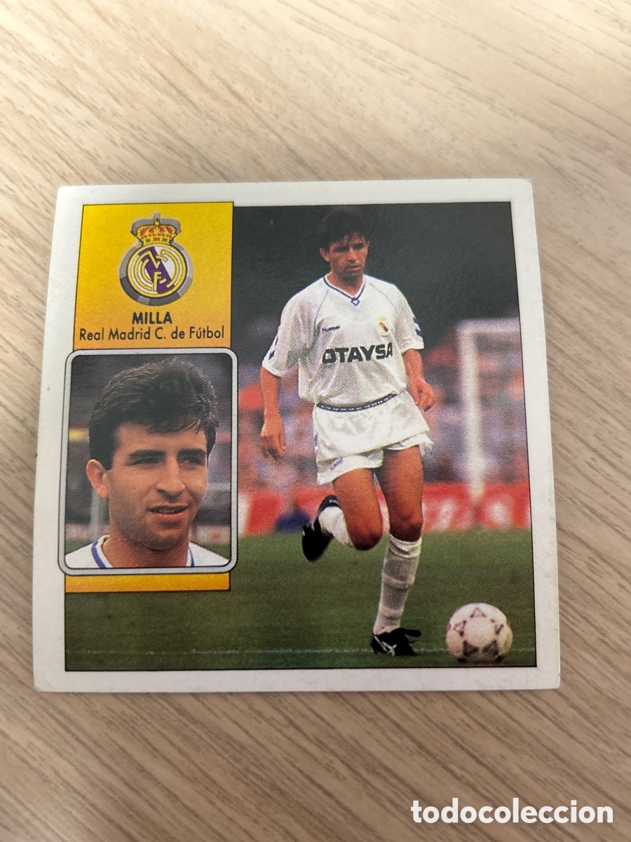 Fu&szlig;ball-Sticker: MILLA REAL MADRID LIGA ESTE 1992 1993 92 93 SIN PEGAR NUNCA PEGADO