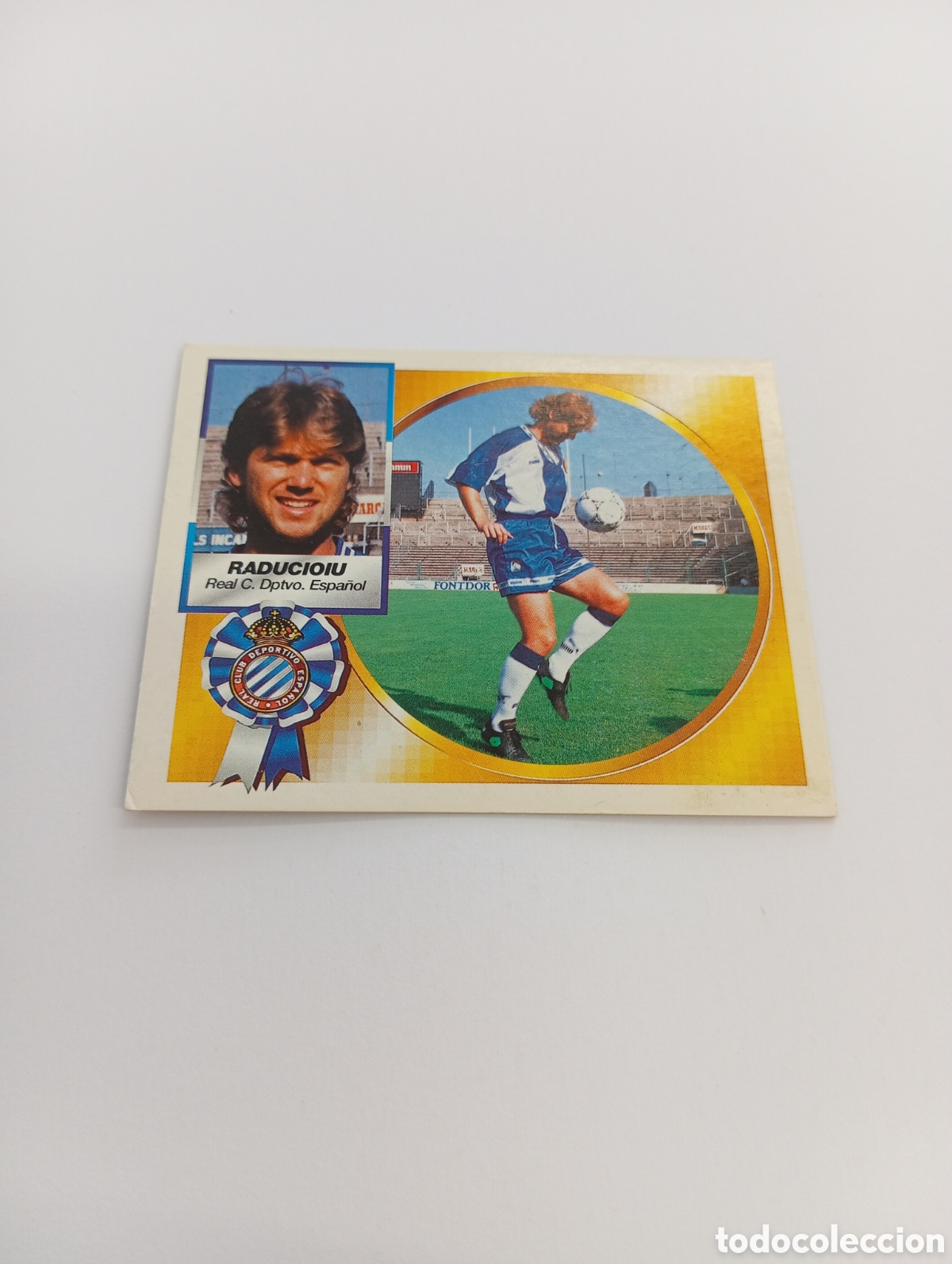 Fu&szlig;ball-Sticker: RADUCIOIU COLOCA Espanyol Espa&ntilde;ol Liga Este 1994 1995 NUEVO SIN PEGAR PANINI 94 95