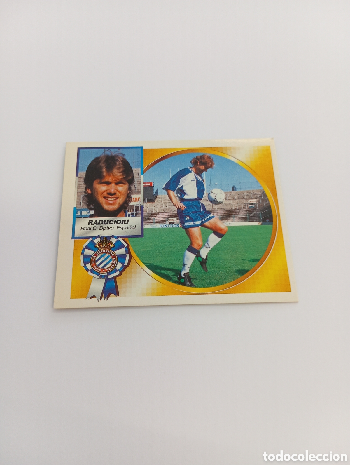 Fu&szlig;ball-Sticker: RADUCIOIU COLOCA Espanyol Espa&ntilde;ol Liga Este 1994 1995 NUEVO SIN PEGAR PANINI 94 95
