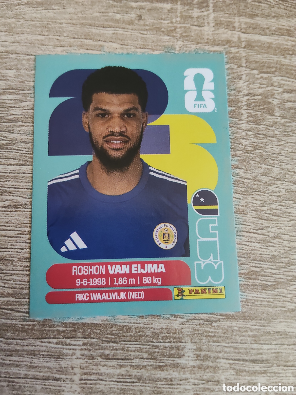 Fu&szlig;ball-Sticker: Panini mundial 2026 CUW 7 Roshon Van Eijma Curazao