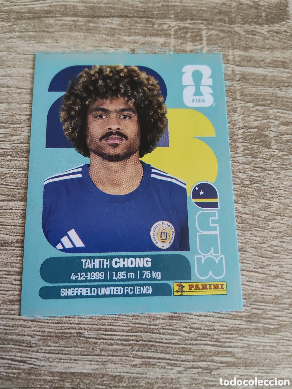 Fu&szlig;ball-Sticker: Panini mundial 2026 CUW 14 Tanith Chong Curazao