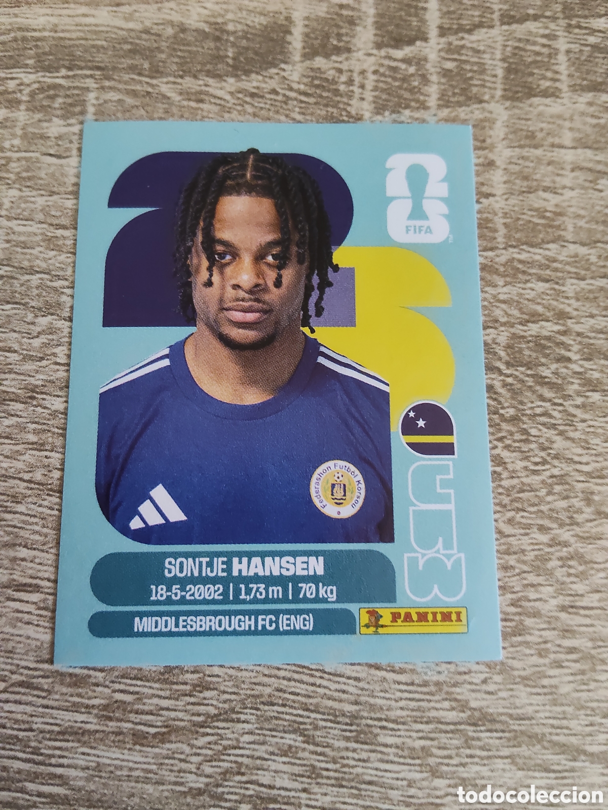 Cromos de F&uacute;tbol: Panini mundial 2026 CUW 20 Sontje Hansen Curazao