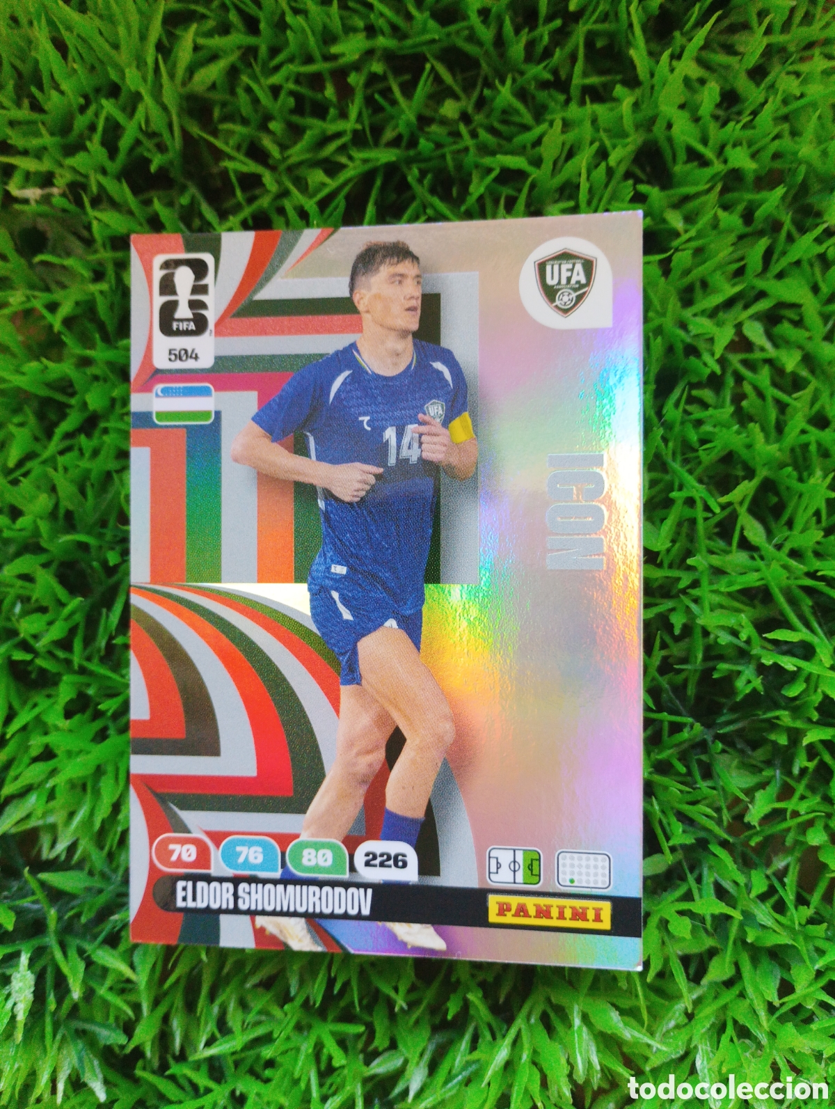 Cromos de Futebol: Shomurodov Uzbekistan ICON Adrenalyn XL Mundial 2026 # 504