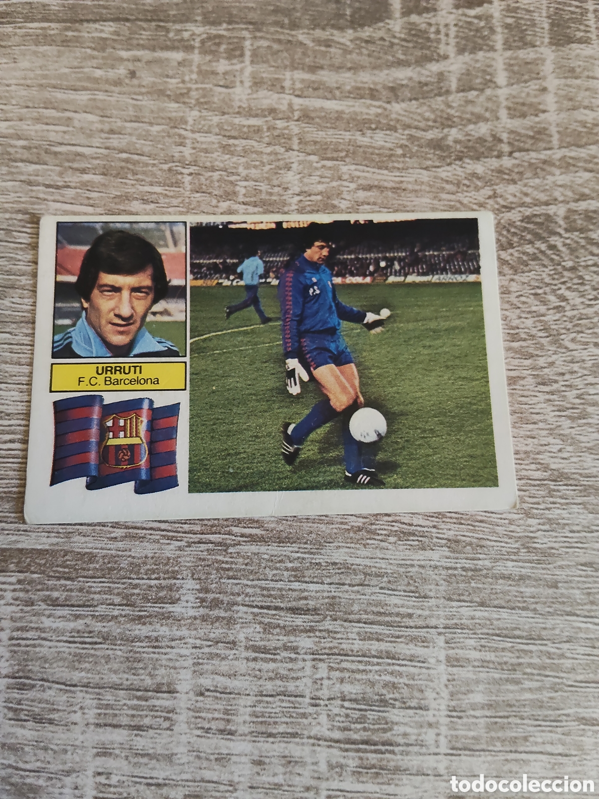 Cromos de F&uacute;tbol: Urruti Barcelona versi&oacute;n sin FCB liga 1982 1983 82 83 ediciones este