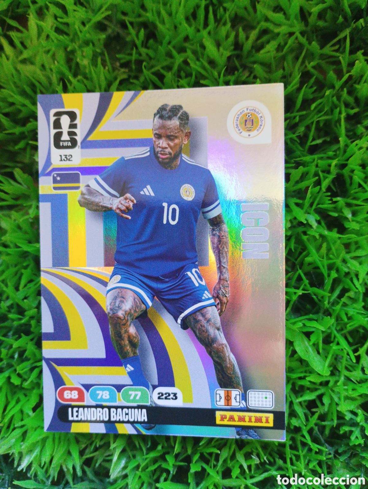 Football Stickers: Bacuna Curacao ICON Adrenalyn XL Mundial 2026 # 132