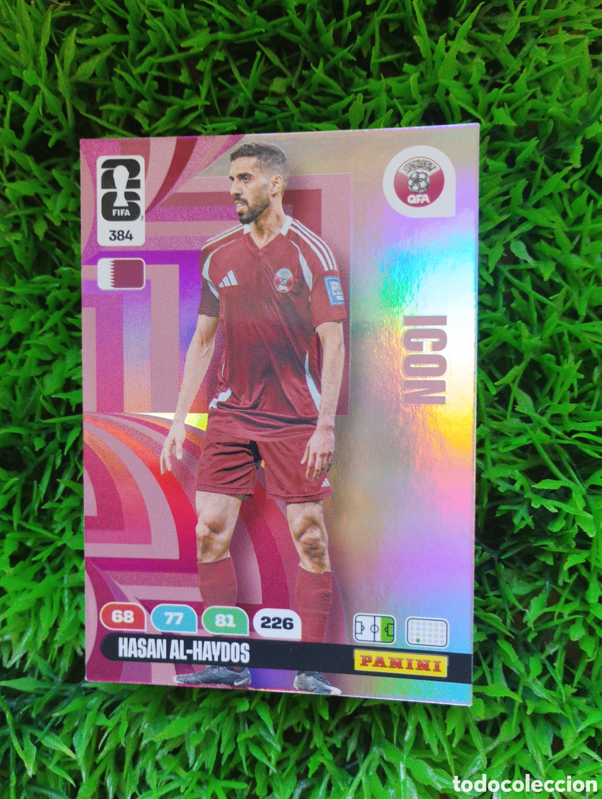Football Stickers: Al-Haydos Qatar ICON Adrenalyn XL Mundial 2026 # 384