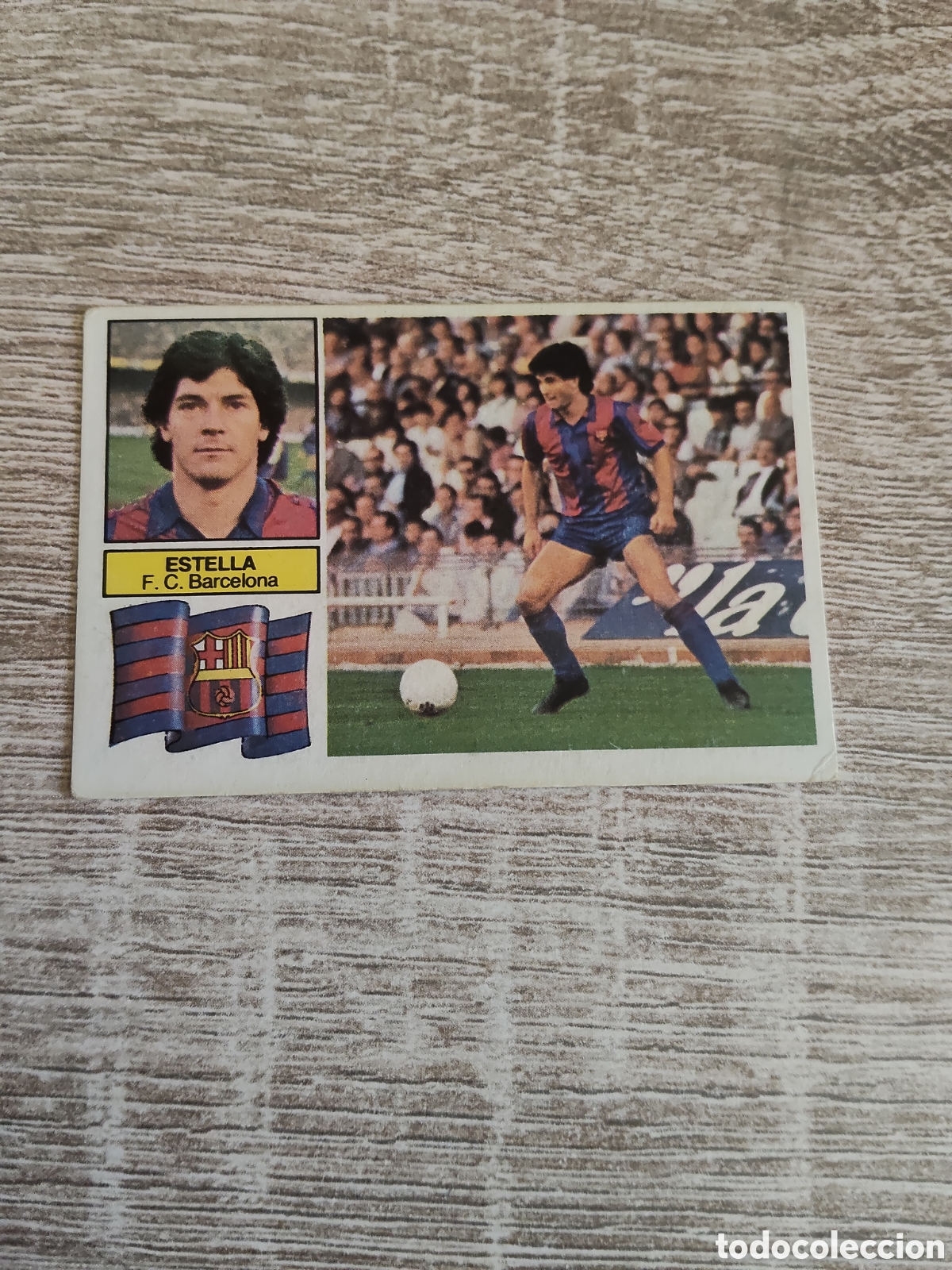 Cromos de F&uacute;tbol: Estella Barcelona versi&oacute;n sin FCB liga 1982 1983 82 83 ediciones este