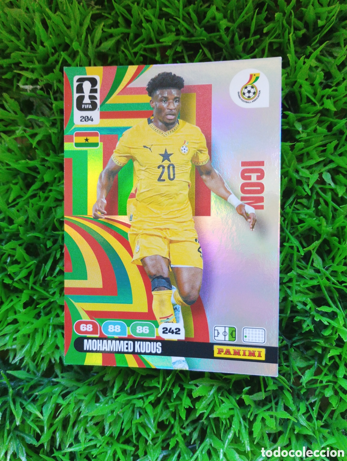 Football Stickers: Kudus Ghana ICON Adrenalyn XL Mundial 2026 # 204