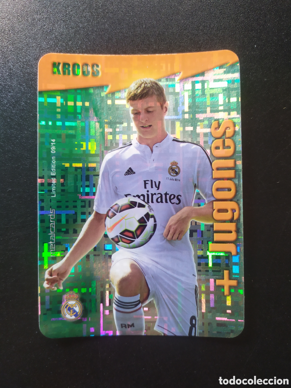 Cromos de F&uacute;tbol: Mundicromo fichas Liga 2014 2015 14 15 Kroos + jugones limited edition 9/14 tetris Real Madrid