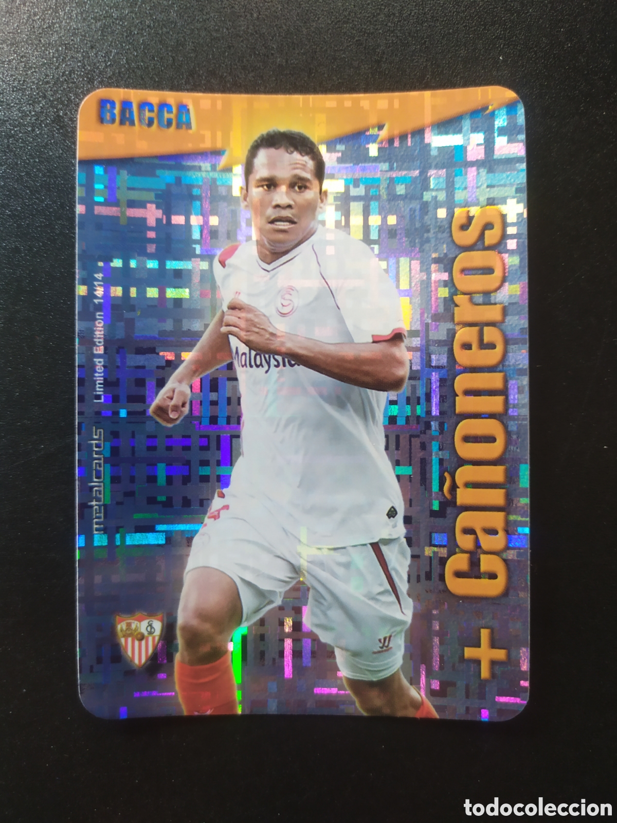 Cromos de Futebol: Mundicromo fichas Liga 2014 2015 14 15 Bacca + ca&ntilde;oneros limited edition 14/14 tetris Sevilla