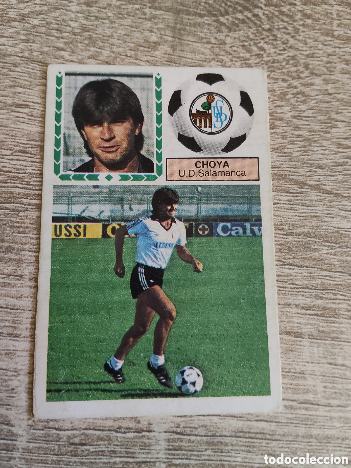 Cartes &agrave; collectionner de Football: Choya coloca Salamanca versi&oacute;n liga 1983 1984 83 84 ediciones este