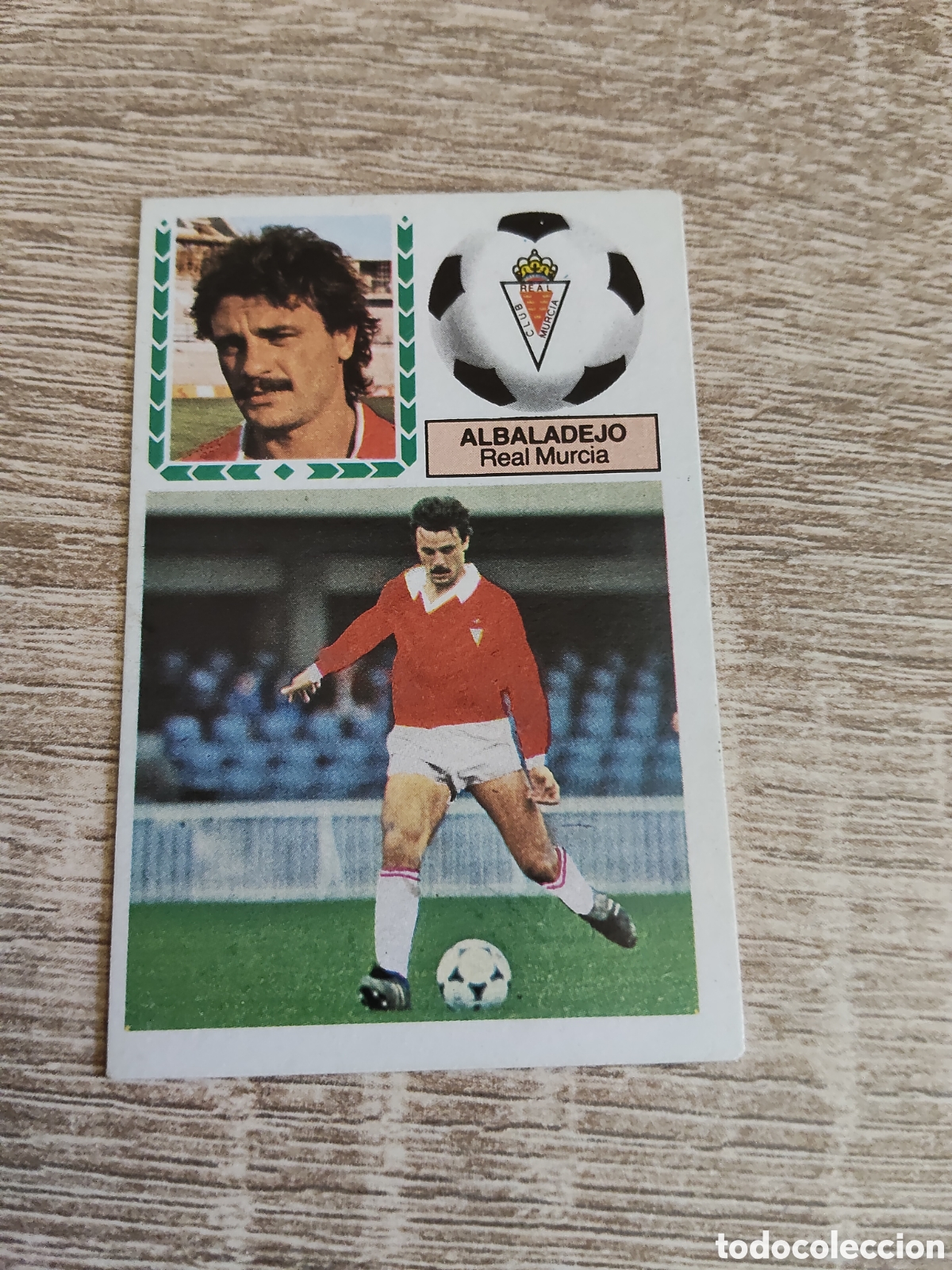 Cromos de F&uacute;tbol: Albaladejo fichaje 2 Real Murcia versi&oacute;n pintado liga 1983 1984 83 84 ediciones este