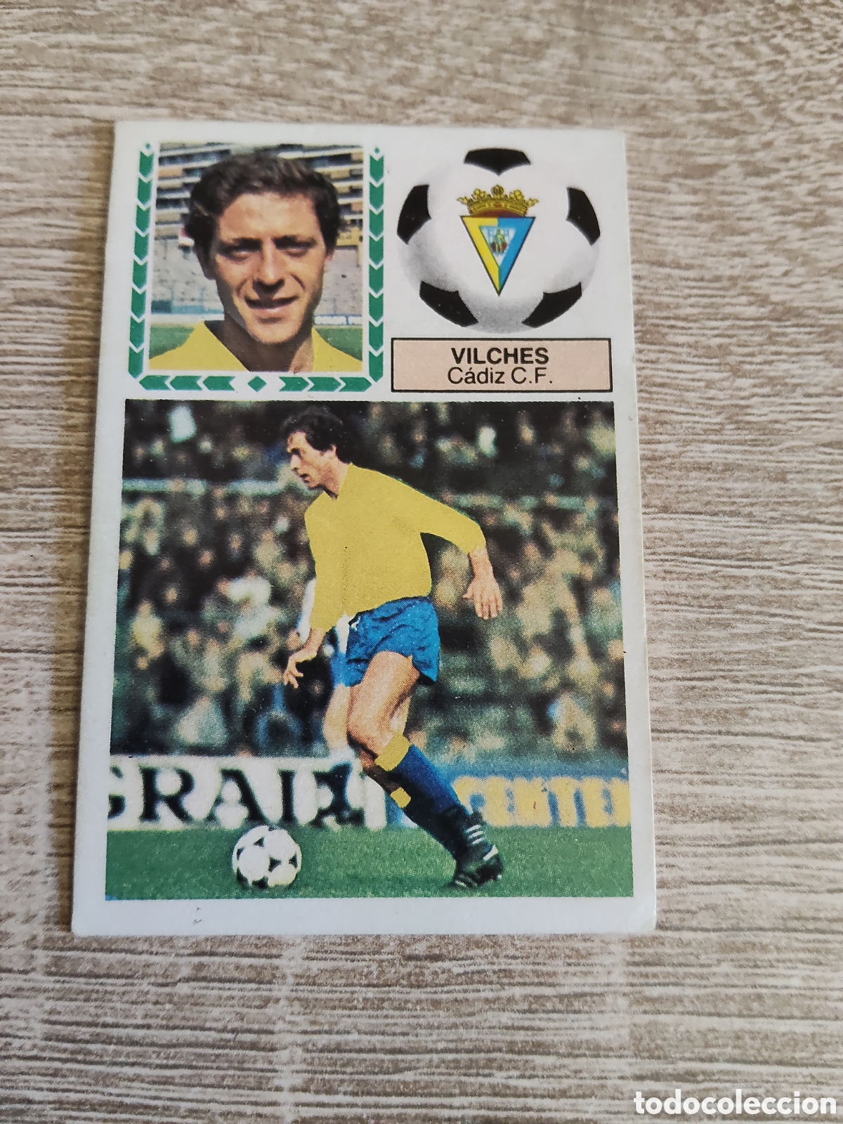 Cromos de F&uacute;tbol: Vilches fichaje 7 C&aacute;diz versi&oacute;n pintado liga 1983 1984 83 84 ediciones este