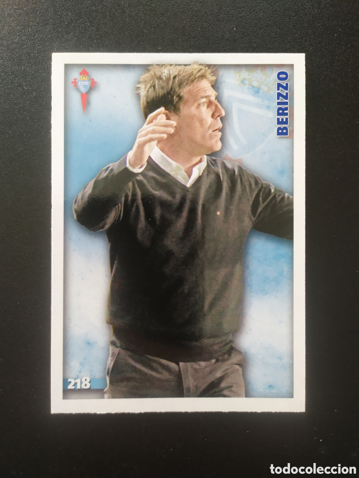Cromos de F&uacute;tbol: Mundicromo fichas Liga 2014 2015 14 15 Berizzo n&deg; 218 Celta Vigo