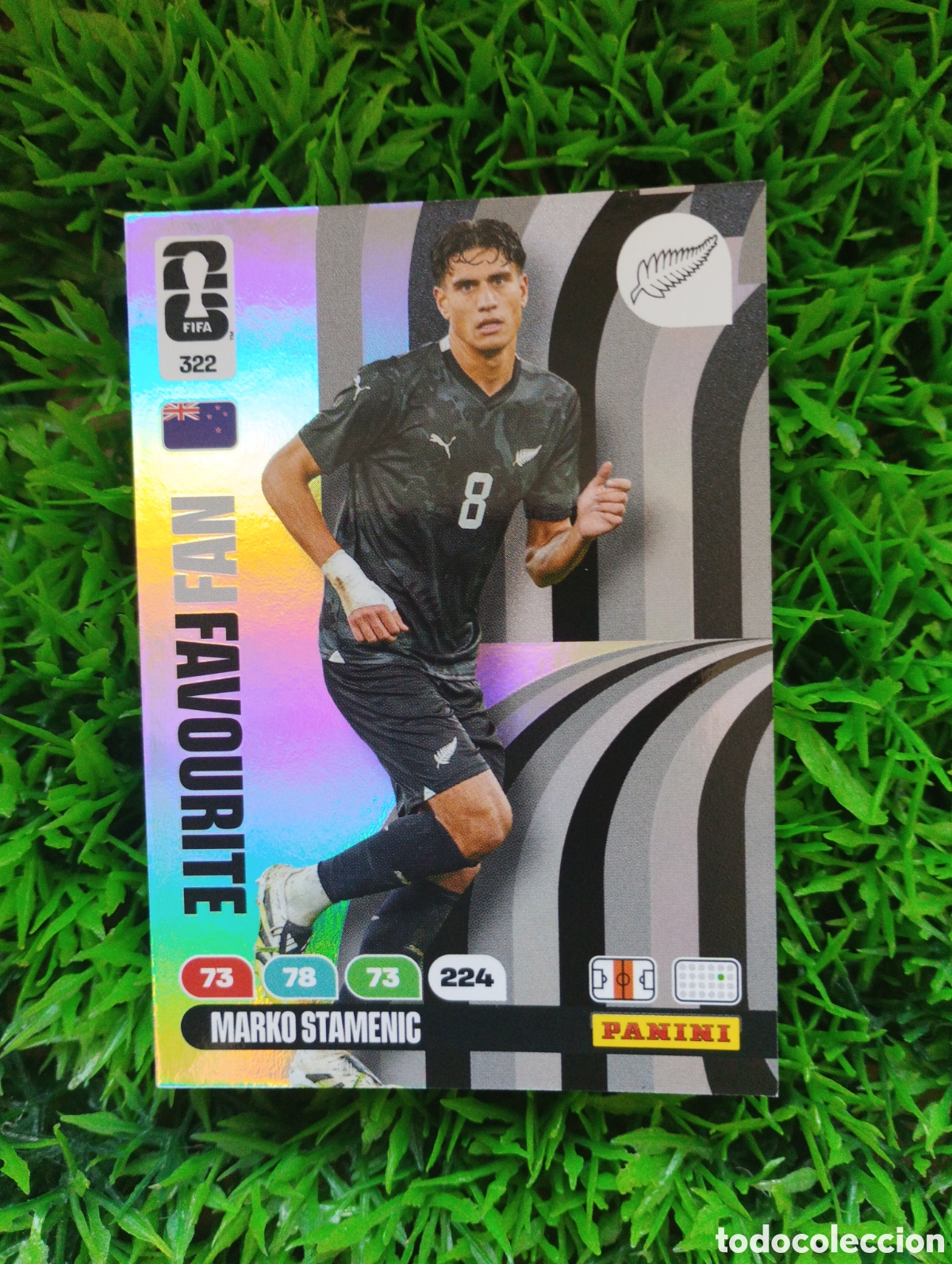 Cromos de F&uacute;tbol: Stamenic Nueva Zelanda FAN FAVOURITE Adrenalyn XL Mundial 2026 # 322